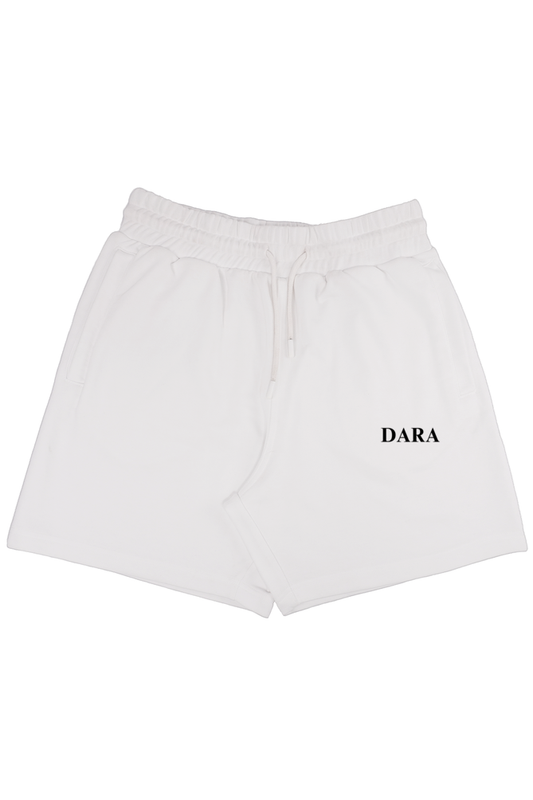 Unisex DARA Terry Shorts White