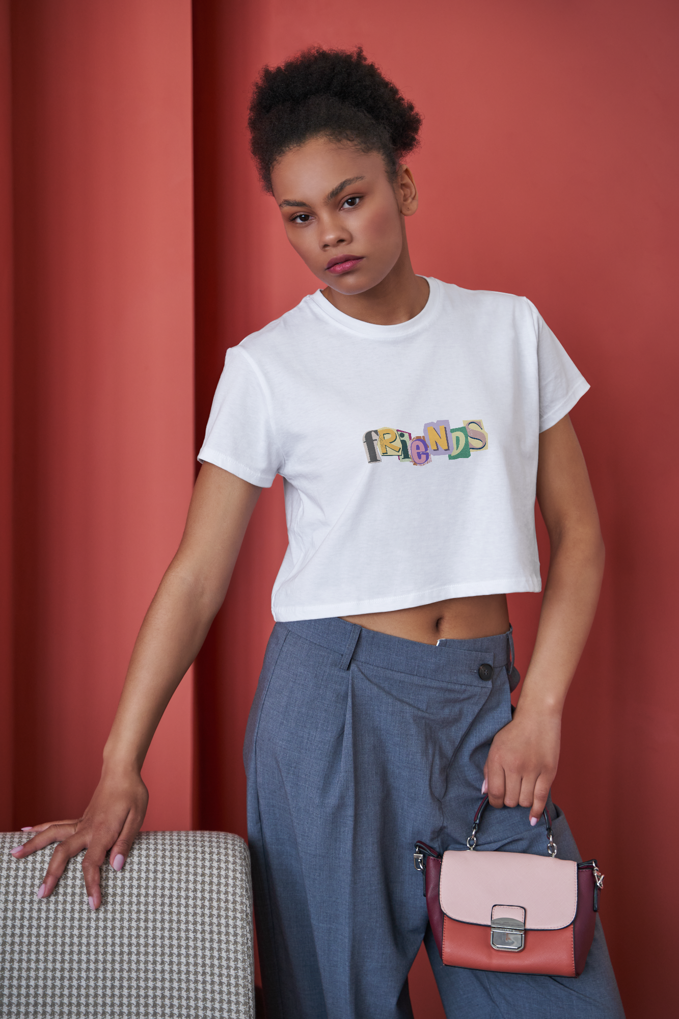 FRIENDS Crop Top for Women