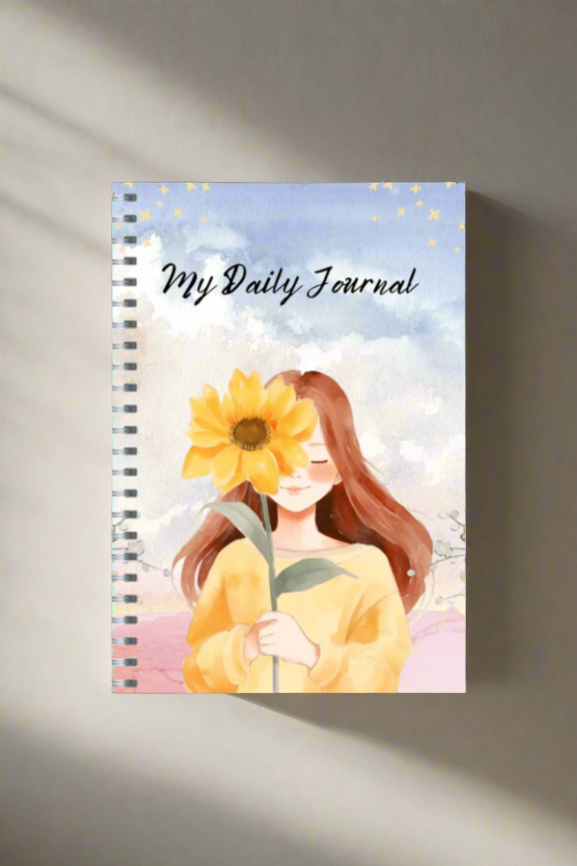 'My Daily Journal' Unruled Notebook