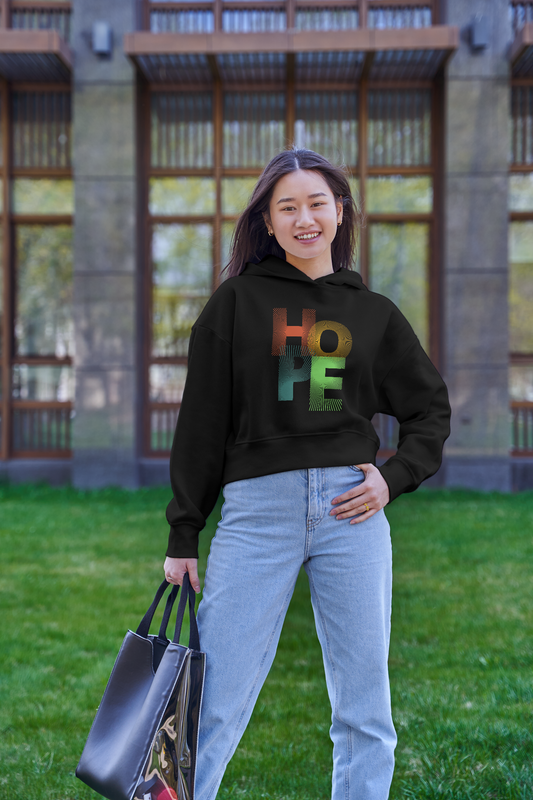 HOPE Crop Hoodie for Women