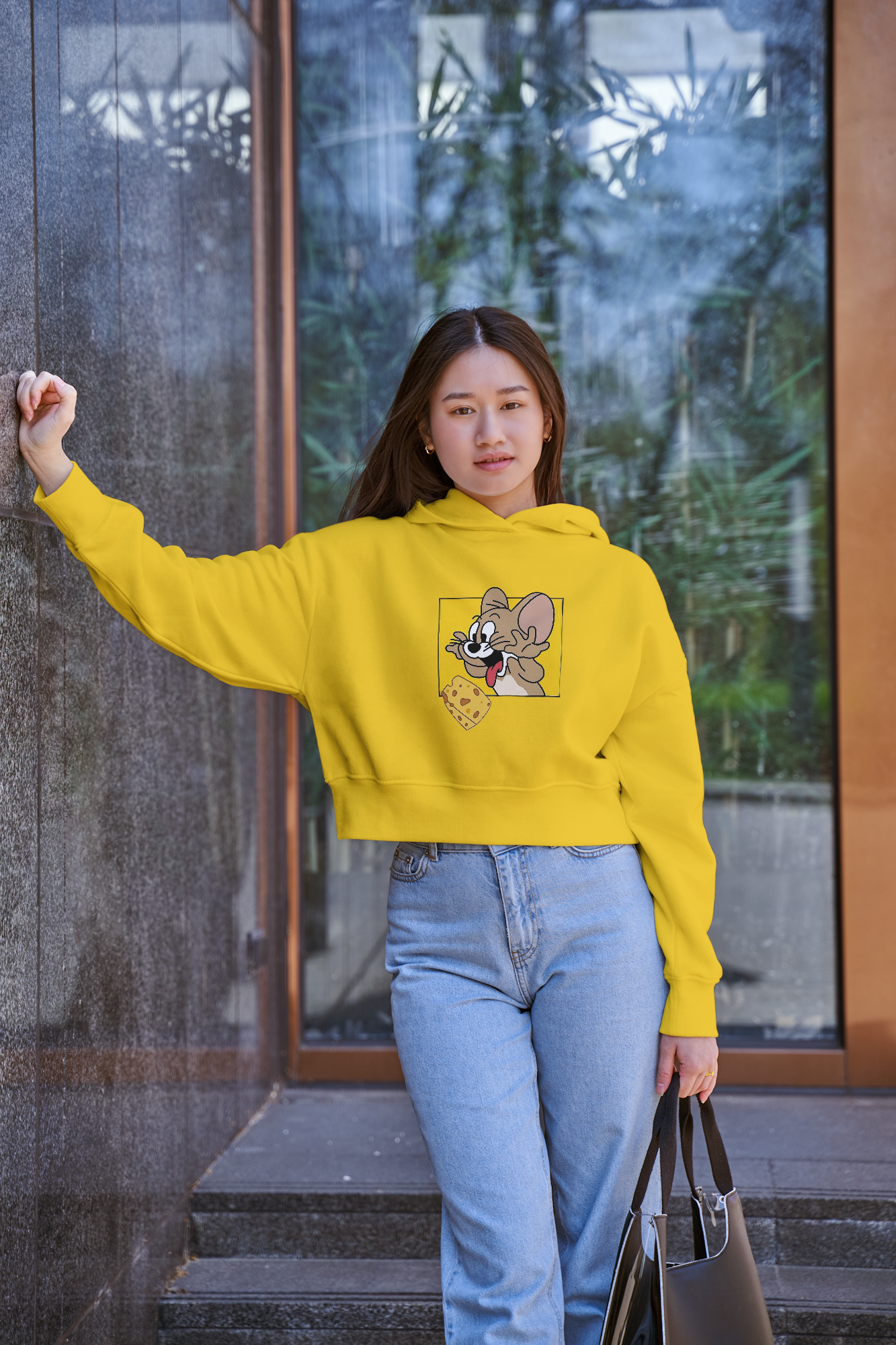 Jerry Crop Hoodie for Women