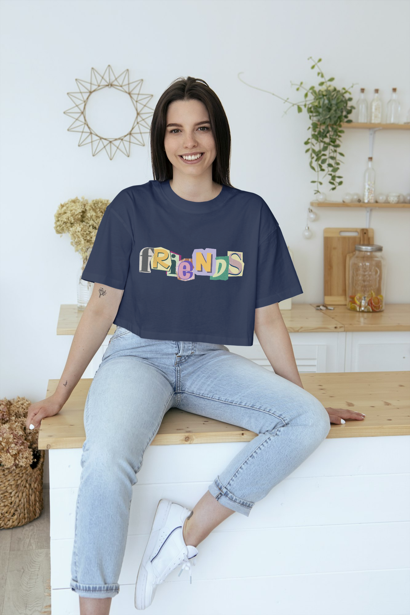 FRIENDS Crop Top for Women